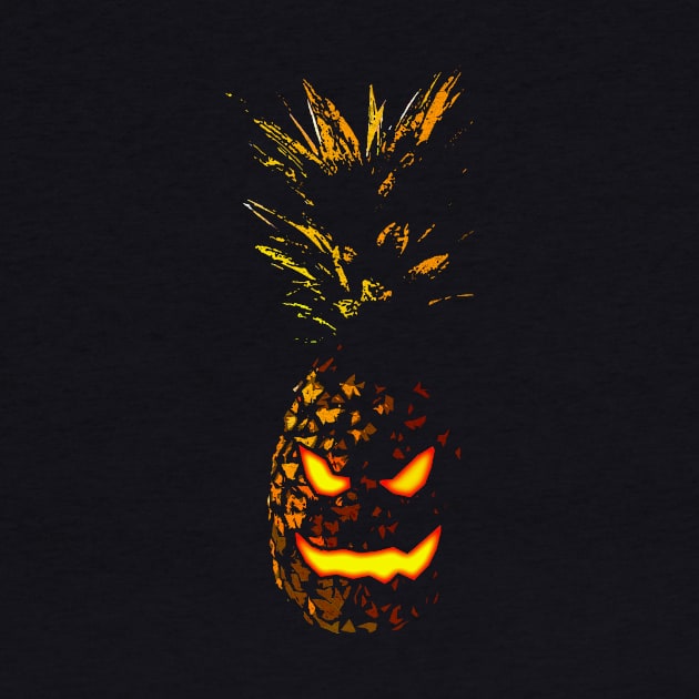 Halloween Pineapple by bronzarino